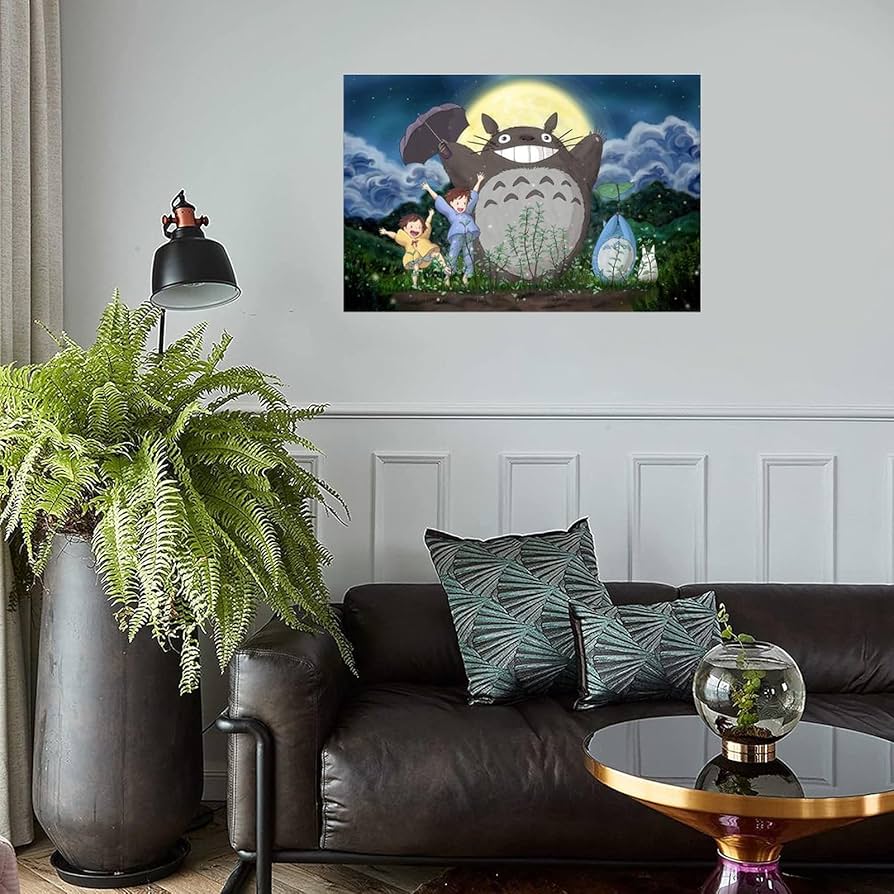 Amazon.co.jp: SUBCAI 日本アニメ となりのトトロ ポスター 宮崎駿
