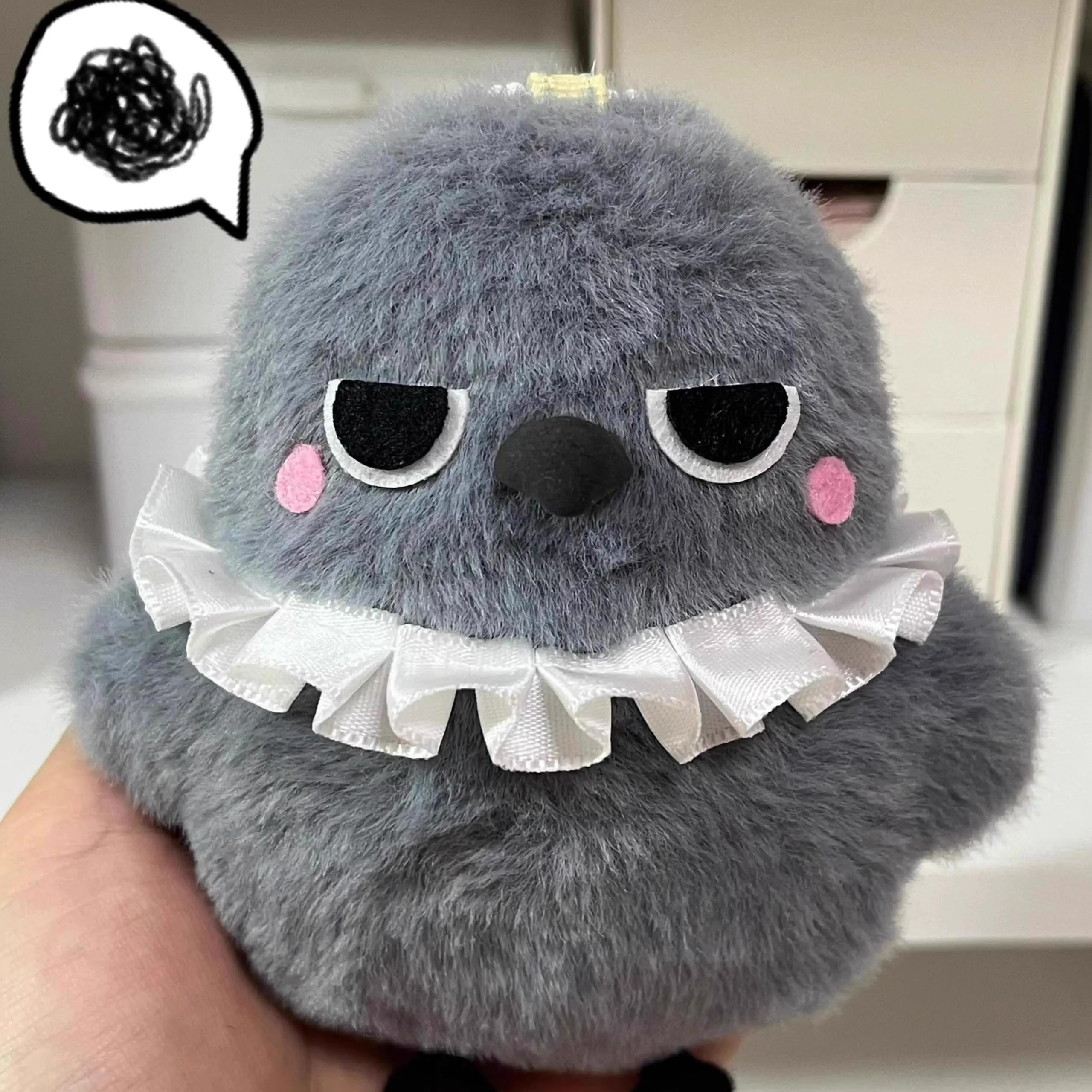 Amazon.co.jp: 恋と深空 シン 10cm綿人形 ぬいぐるみ チャットの絵文字