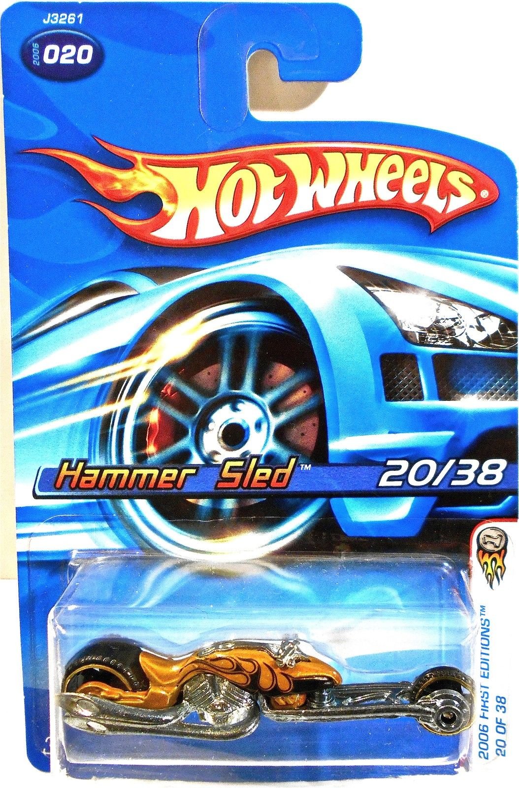 Amazon.com: Hot Wheels 020 Hammer Sled 2006 First Editions 20 38