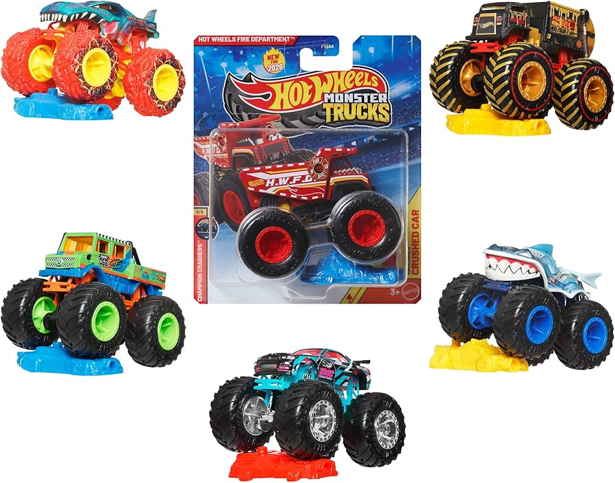 Amazon.co.jp: Hot Wheels Monster Trucks Styles May Vary : おもちゃ
