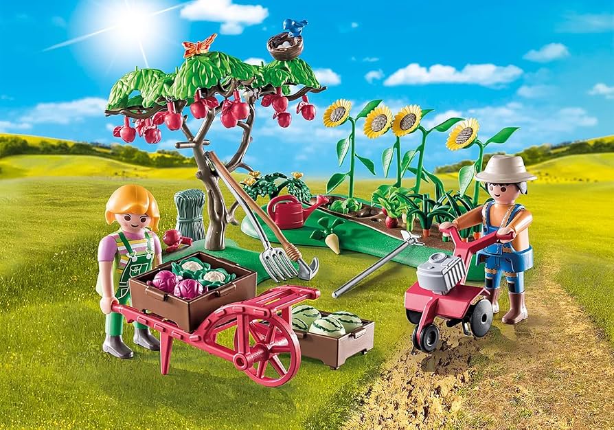 Amazon.co.jp: playmobil(プレイモービル) スターターパック 農家菜園
