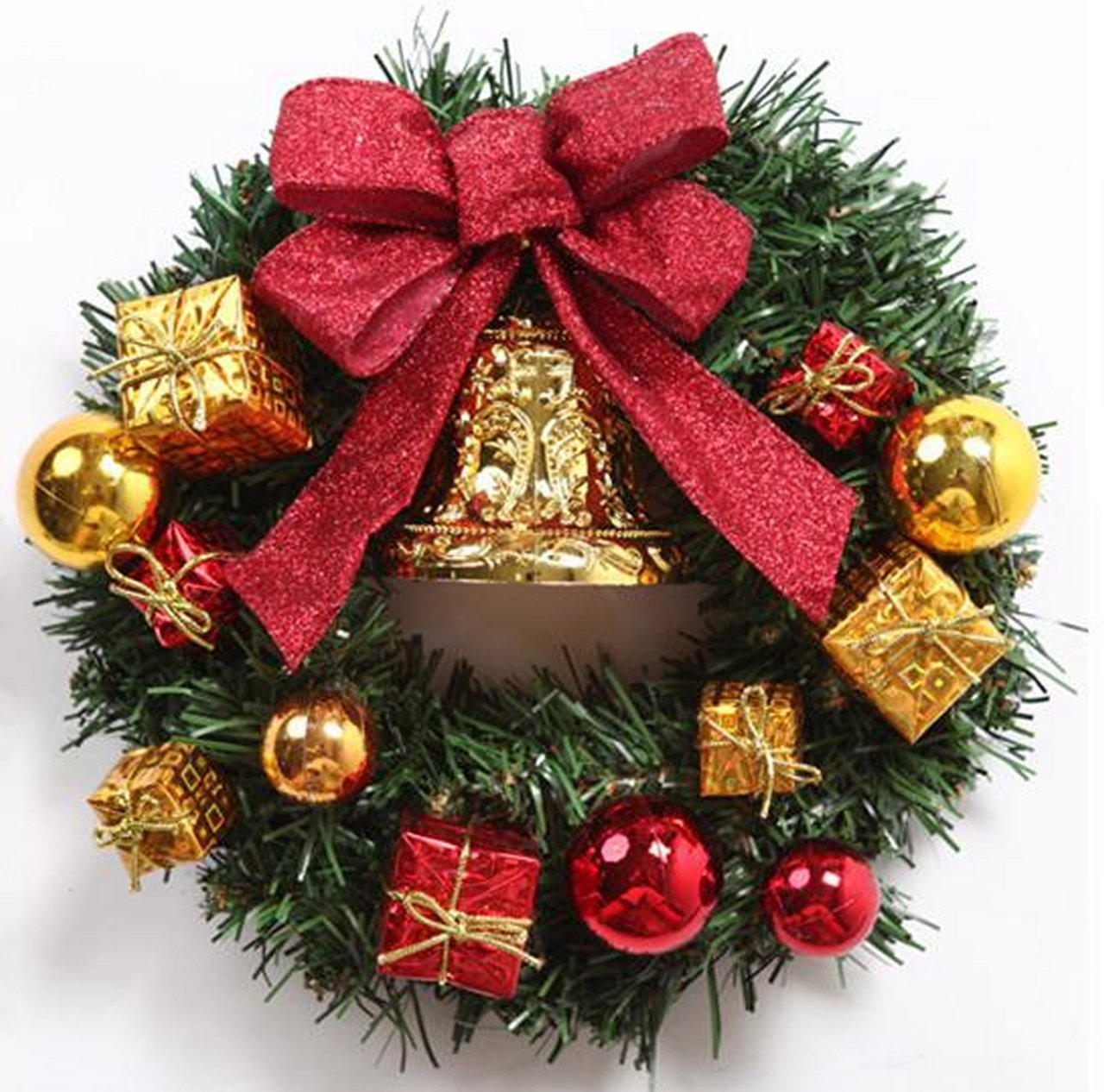 Amazon.co.jp: Lifedesign かわいい！ クリスマス リース 選べるカラー