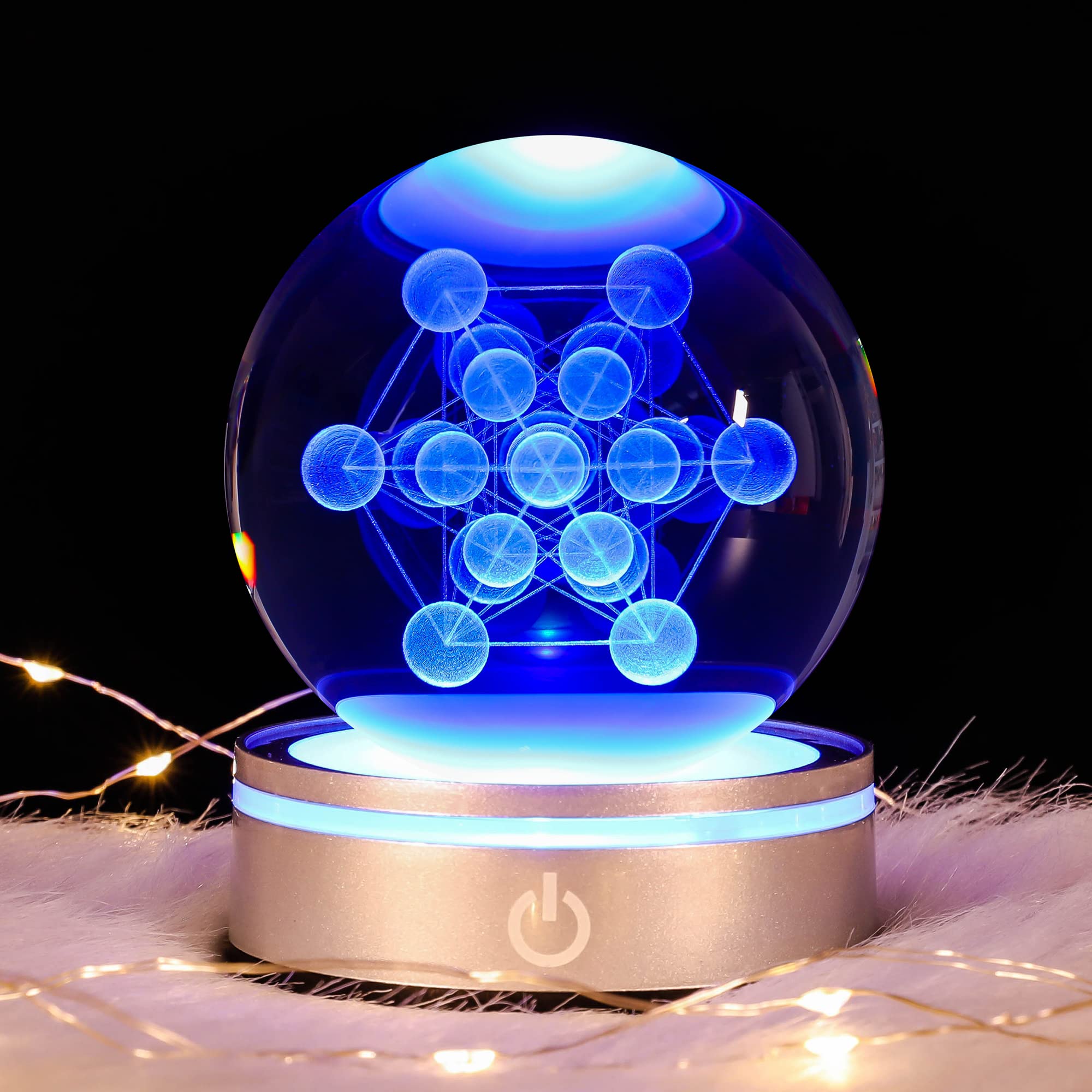 Amazon.co.jp: 3D LEDカラフルライティングタッチベース付きキューブ型