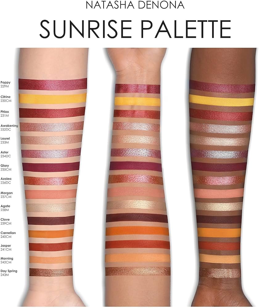 Amazon.com : Natasha Denona Sunrise Eyeshadow Palette 0.67 oz