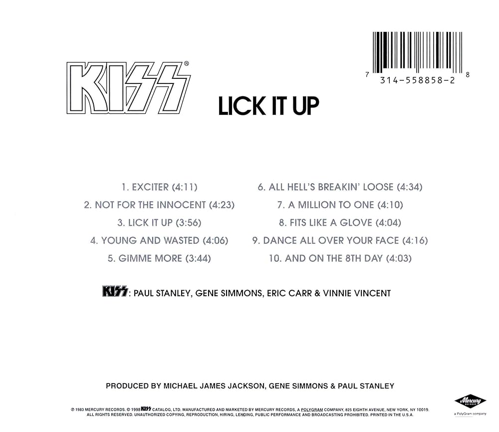 Amazon.co.jp: Lick It Up - Kiss: ミュージック