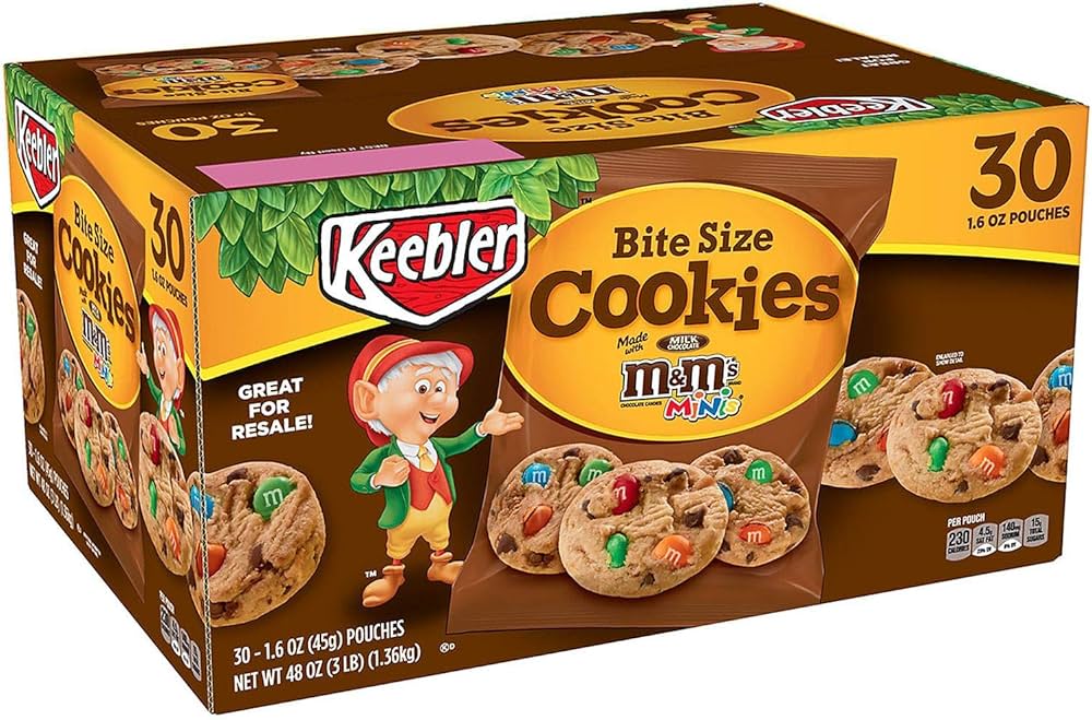 Amazon.co.jp: M&M 0 のクッキー パック M&M Cookies 30 pack : 食品