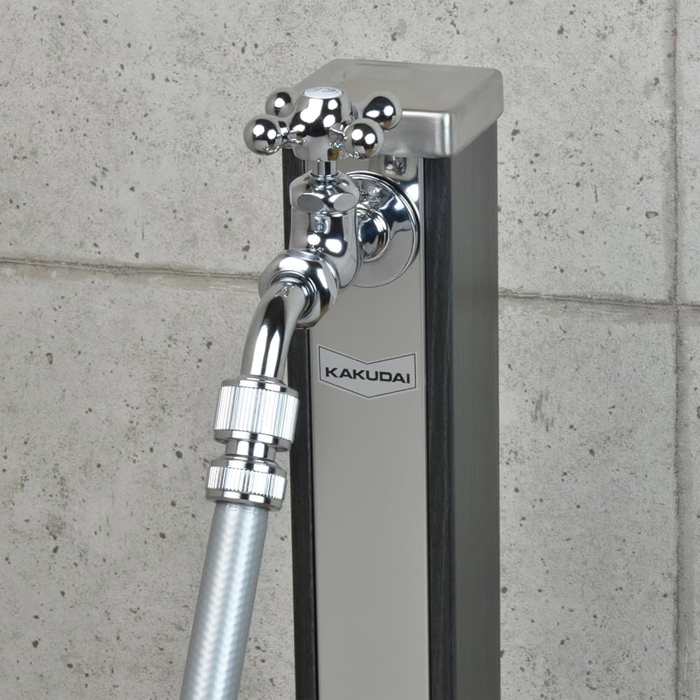 Amazon | カクダイ 双口自在水栓 13 7042 & 散水ジョイント万能パイプ