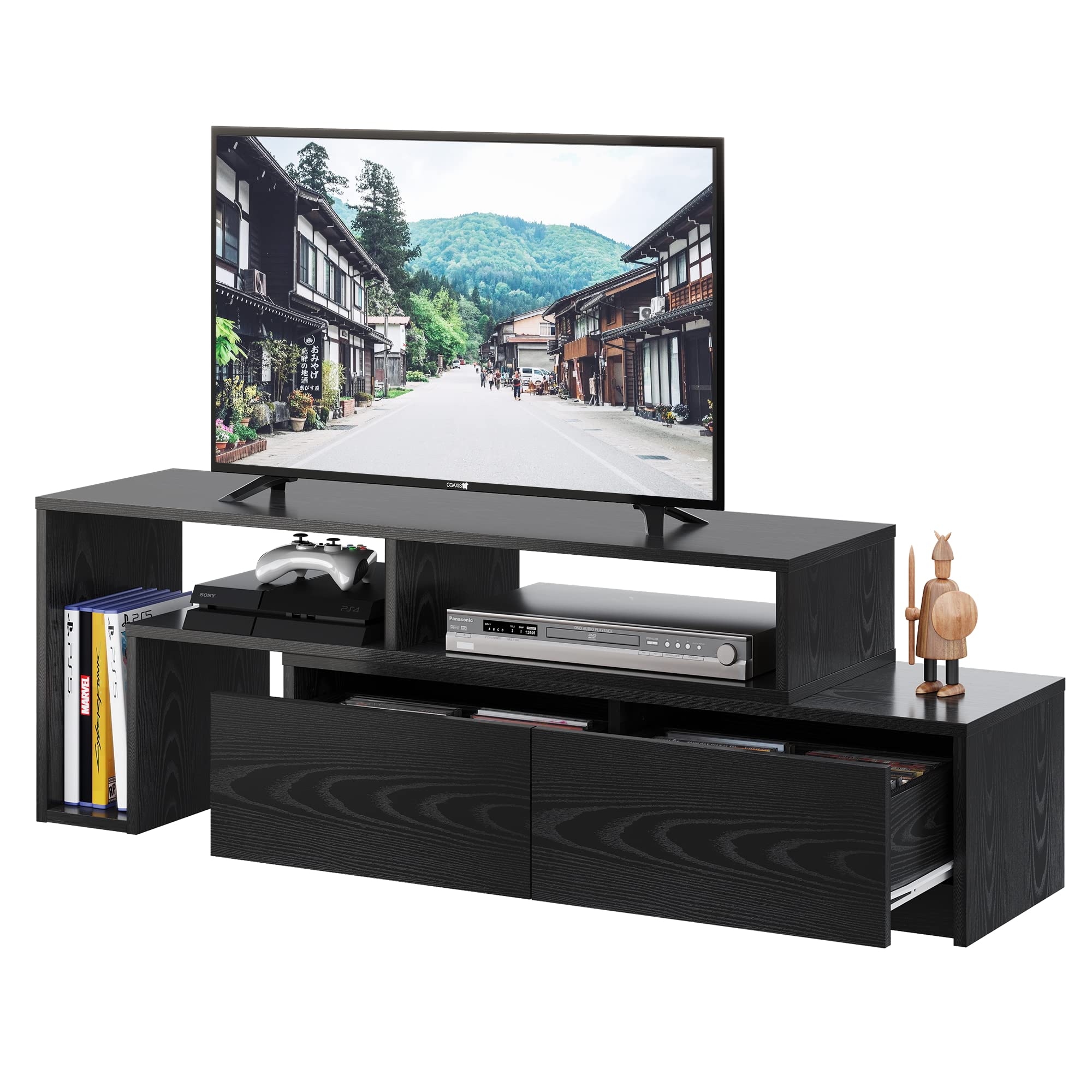 Amazon｜WLIVE テレビ台 テレビボード ローボード 伸縮 角度自由