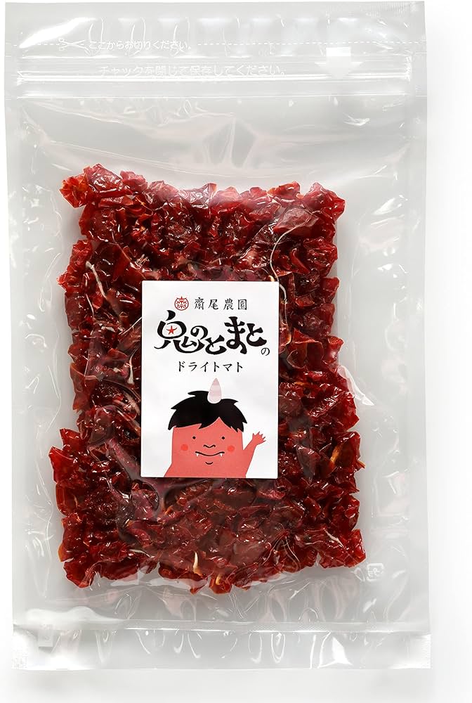 Amazon.co.jp: 鬼のトマト 齋尾農園 鬼のとまとのドライトマト 40g×2個