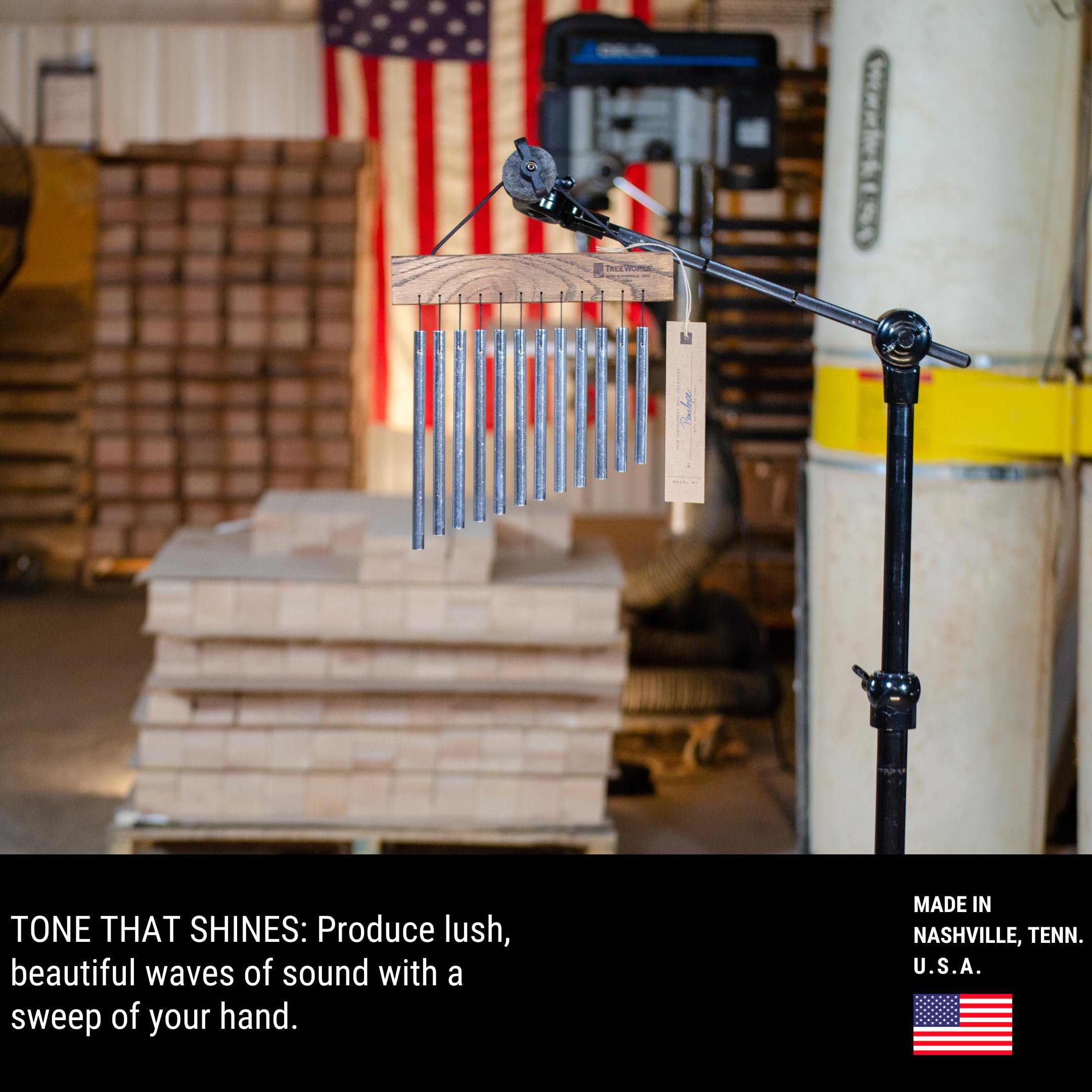 Amazon.com: Handheld Single Row Bar Chimes Percussion Instrument