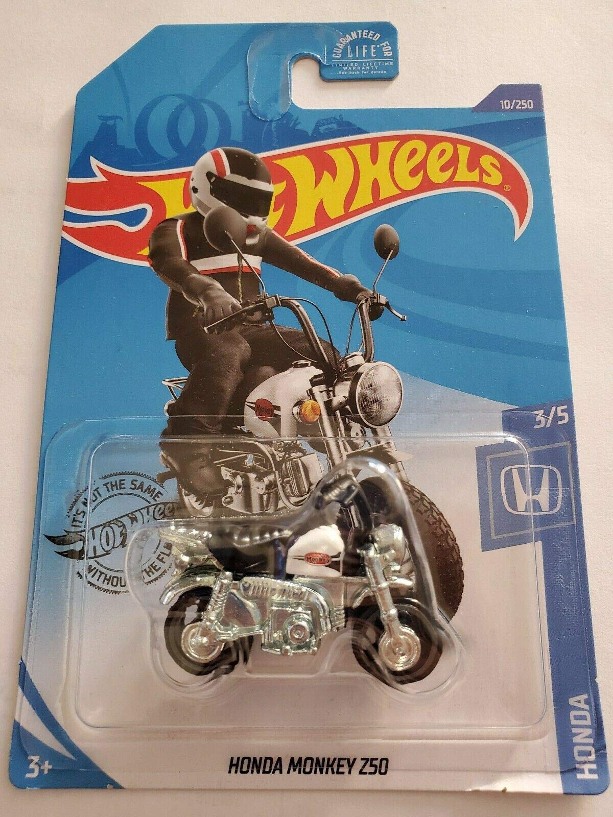 Amazon.com: Hot Wheels 2020 Honda Monkey Z50, White 10/250 : Toys