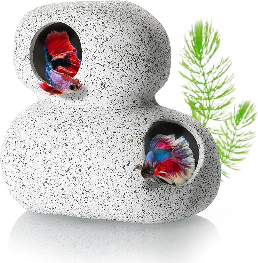 Amazon.co.jp: heizi アクアリウム 石 水槽 オブジェ 魚 隠れ家