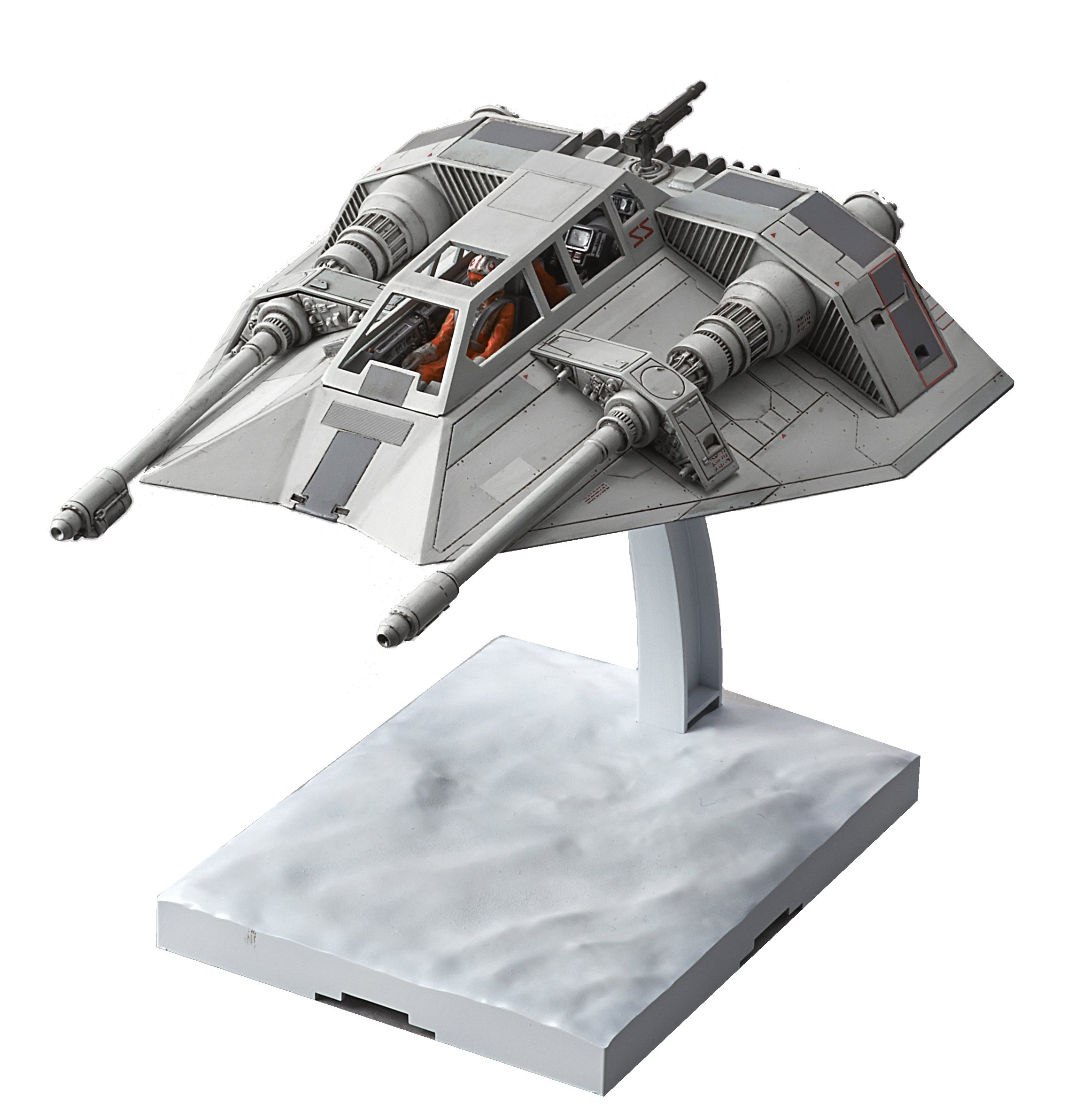 Amazon.com: BANDAI Star Wars Snowspeeder Star Wars 1/48 : Arts