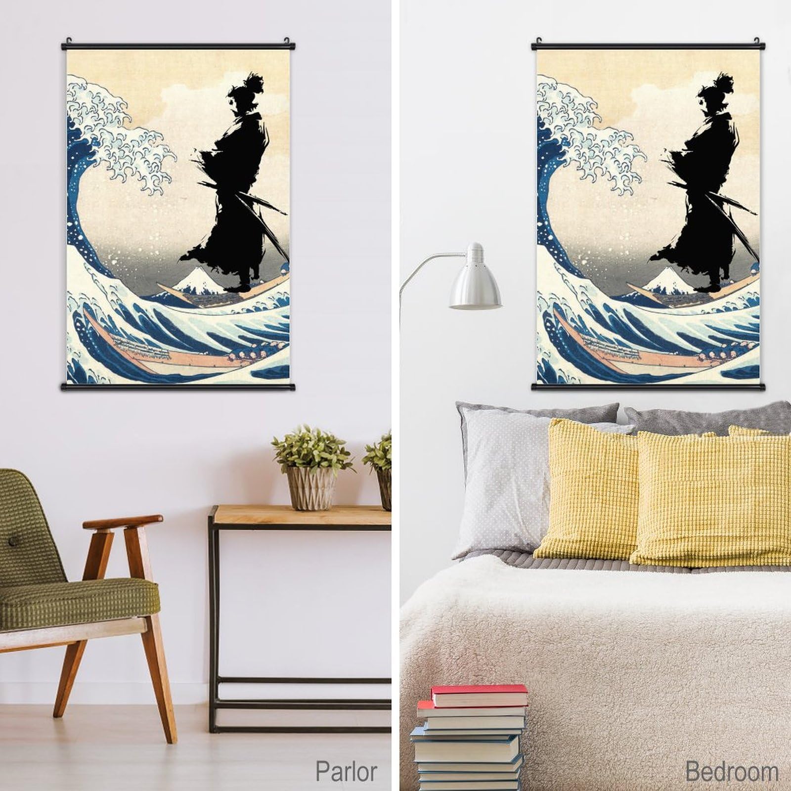 Amazon.co.jp: タペストリー 掛ける絵 ポスター 武士道 剣道 サムライ