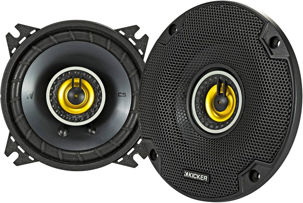Amazon.com: KICKER 46CSC44 CS-Series CSC4 4-Inch (100mm) Coaxial