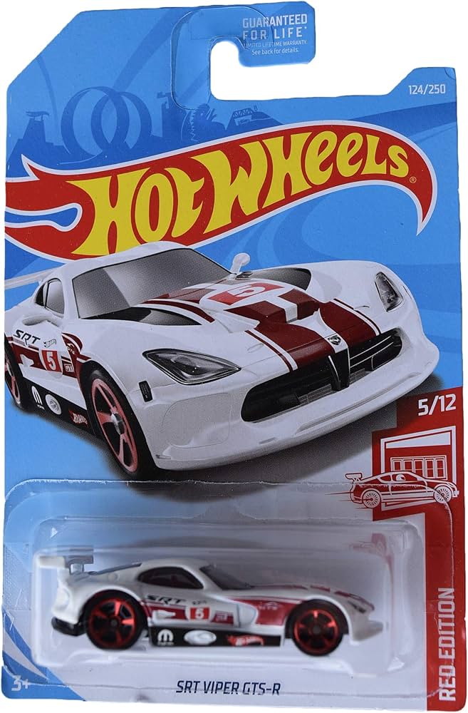 Amazon | Hot Wheels SRT バイパー GTS R 124/250 ホワイト | ミニカー