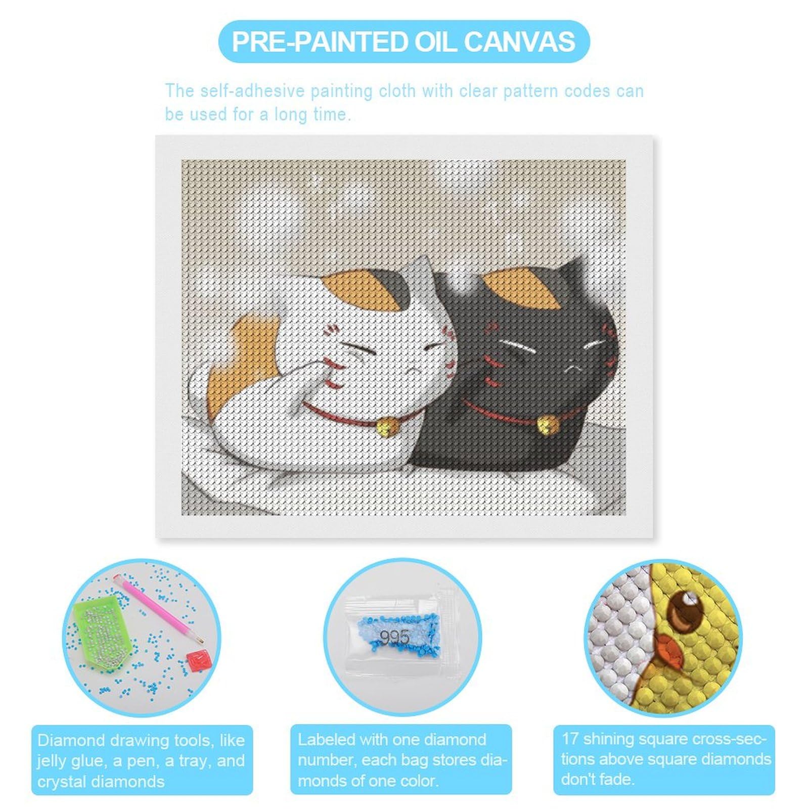 Amazon | ダイヤモンドアート 夏目友人帳 ニャンコ先生 アニメ