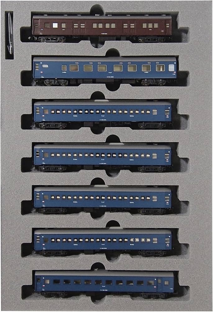 Amazon | KATO Nゲージ 寝台急行 つるぎ 基本 7両セット 10-1387 鉄道