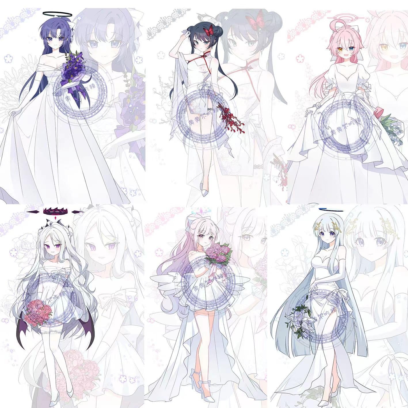 Amazon.co.jp: ブルーアーカイブ 花嫁 アクリルスタンド ヒナ ミカ