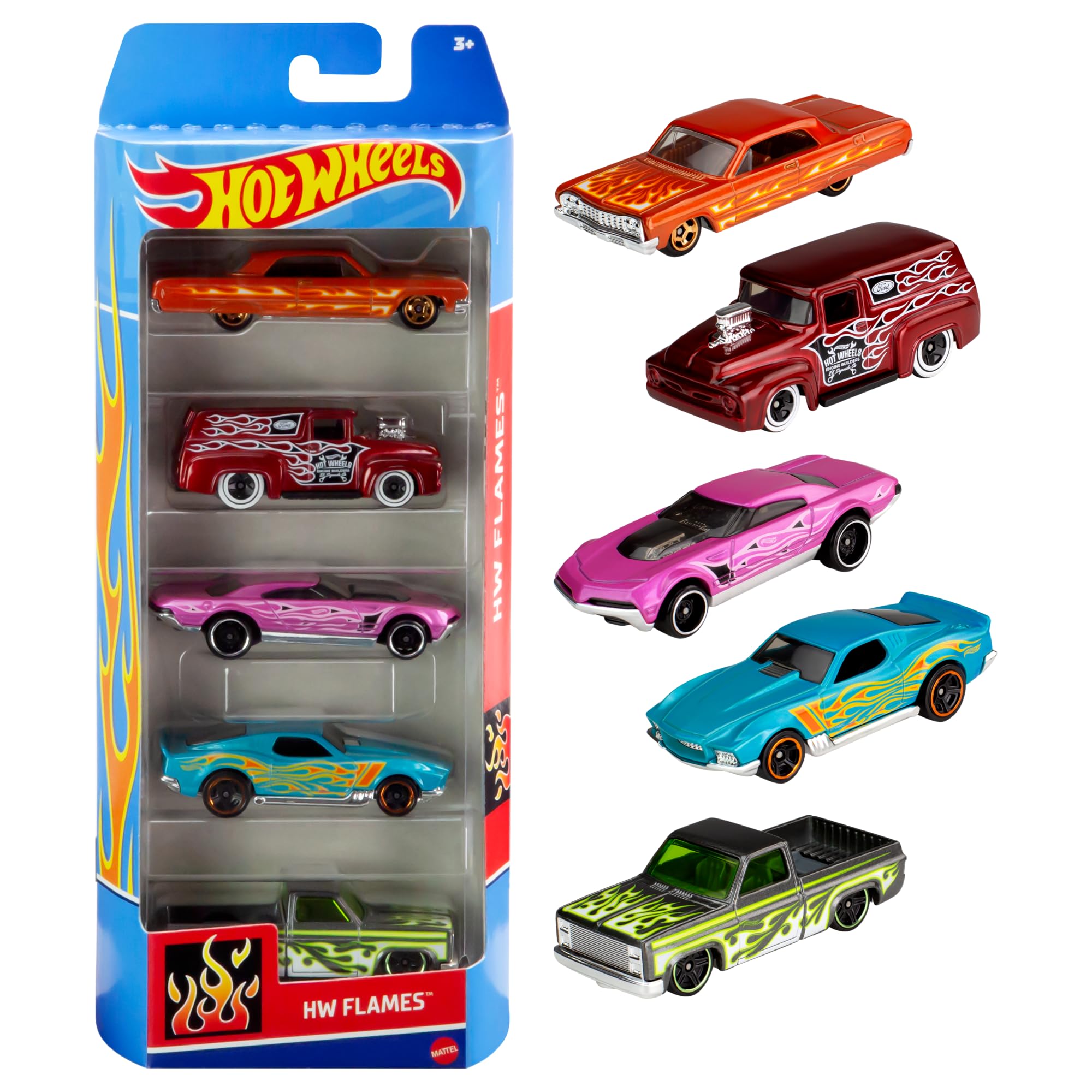 Amazon | 5-Car Gift Pack:Hot Wheels: Roll Patrol | ミニカー・ダイ