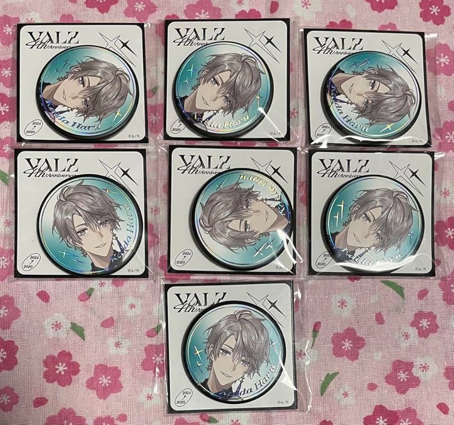 Amazon.co.jp: にじさん VΔLZ 4周年 缶バッジ 甲斐田晴 7点セット