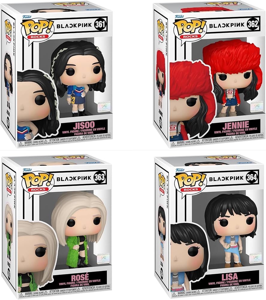 Amazon.co.jp: Funko Pop! Blackpink - リサ、ジェニー、ジスー