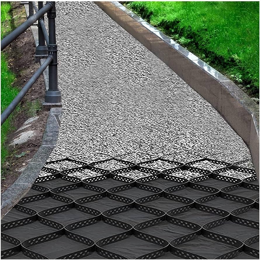 Amazon.co.jp: 砂利 保護材 マット 切断可能 ガーデンパスジオグリッド
