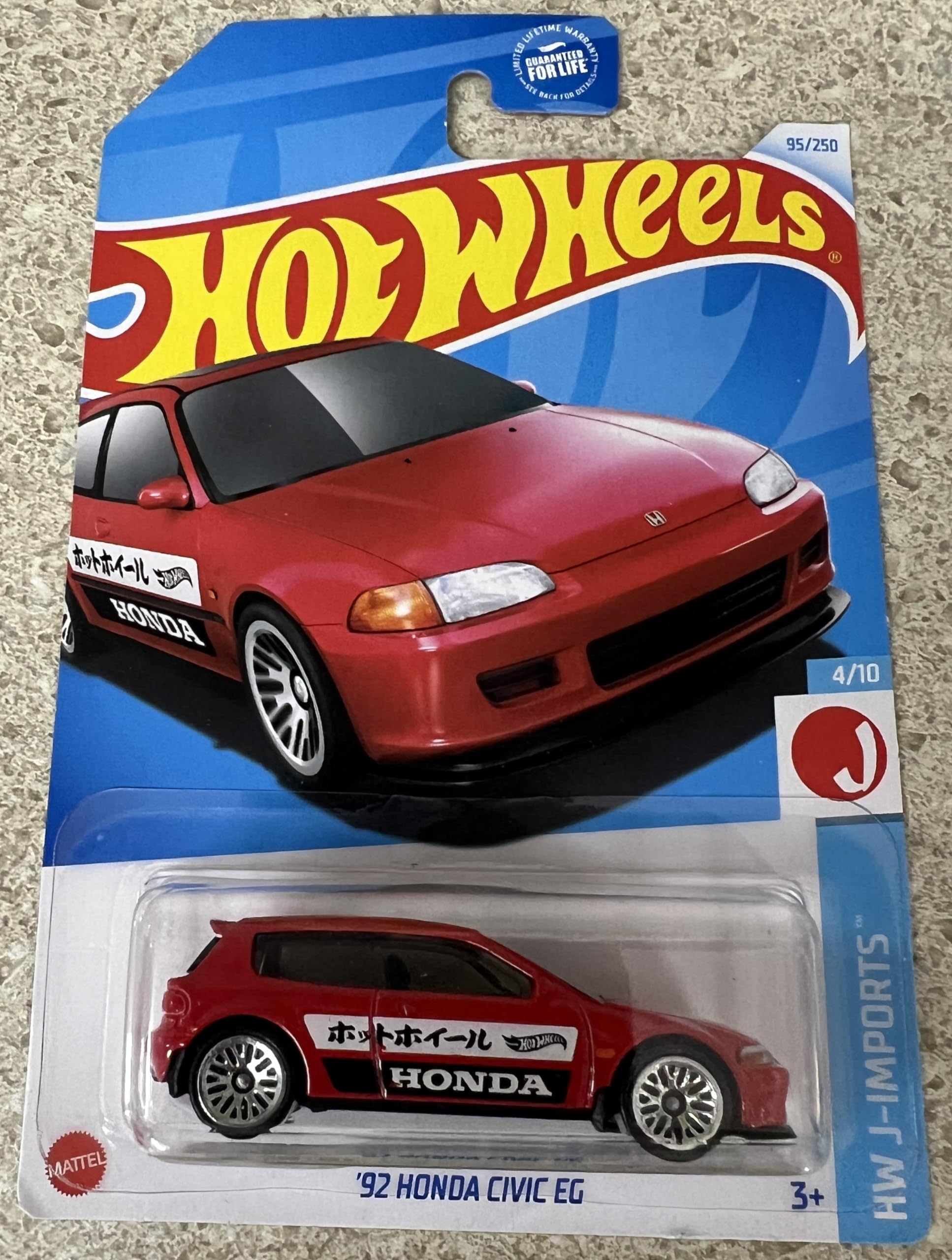 Amazon.co.jp: ホットウィール レッド 92 ホンダ シビック EG 95/250
