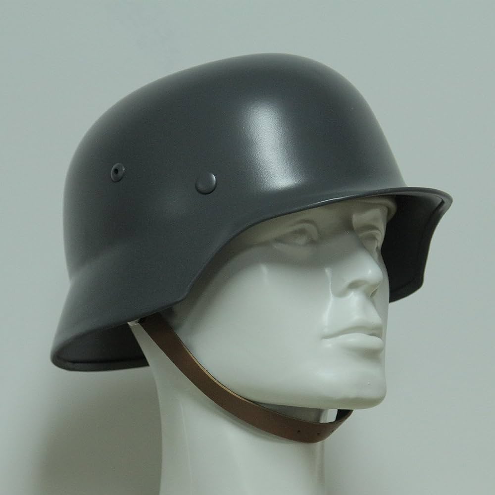 Amazon.co.jp: 重厚感 旧 ドイツ軍 WW2 スチール 製 ヘルメット