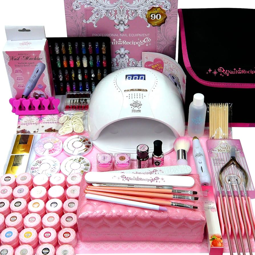 Amazon | NailRecipe ジェルネイル スターターキット 全324点 カラー30