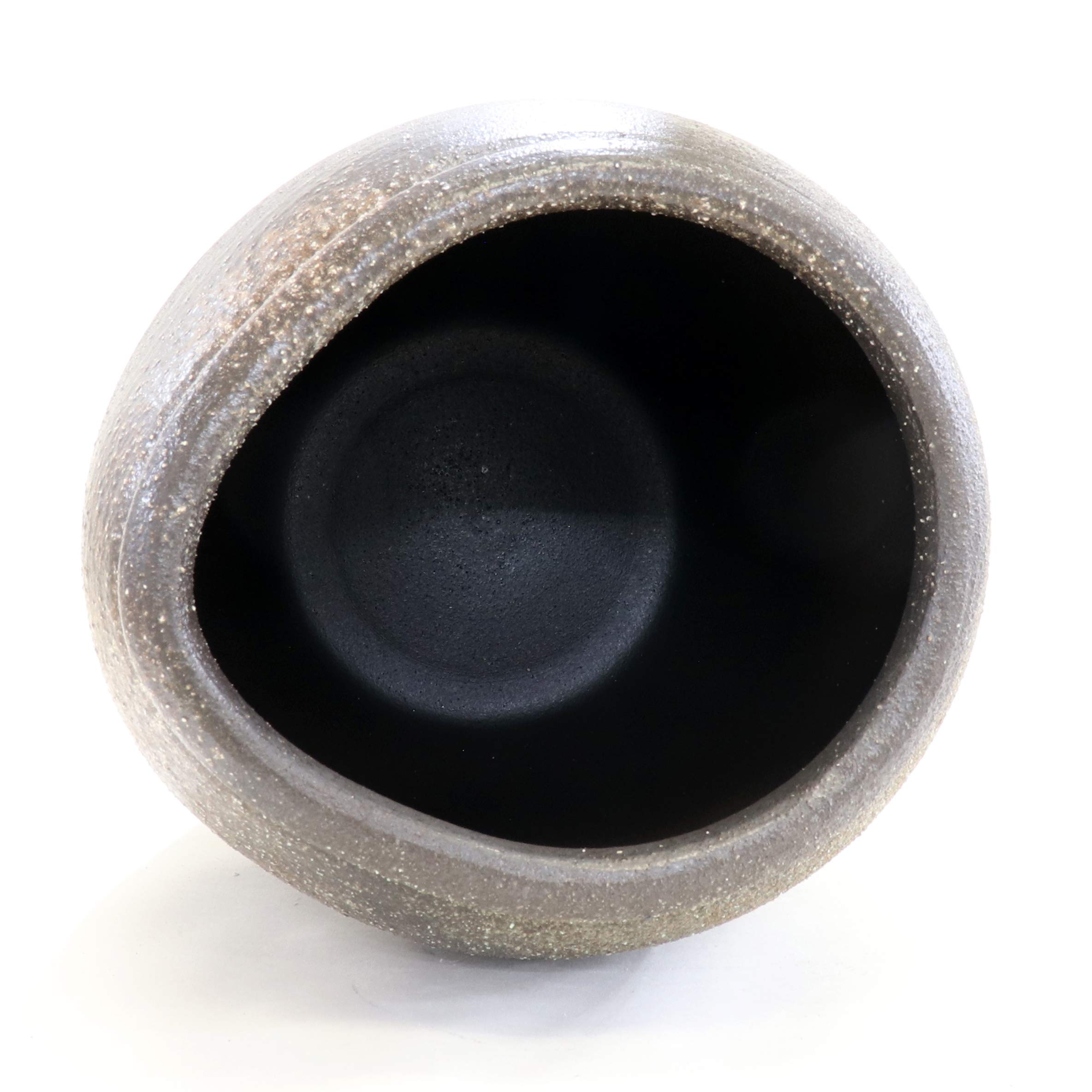 Amazon｜灰窯変壷型変形傘立（信楽焼） [34 x 33 x 44cm 9100g] 【傘