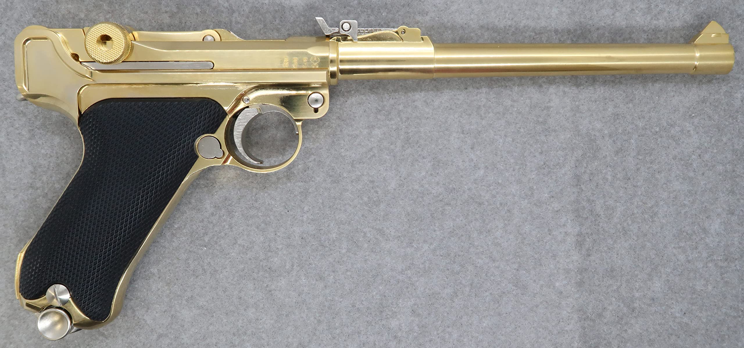 Amazon | マルシン ルガー P-08 8インチ LANGE LAUF ブラックABS