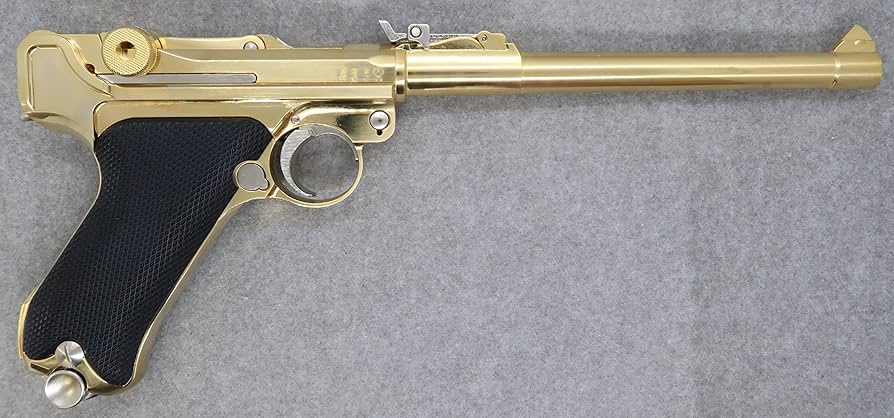 Amazon | マルシン ルガー P-08 8インチ LANGE LAUF ブラックABS