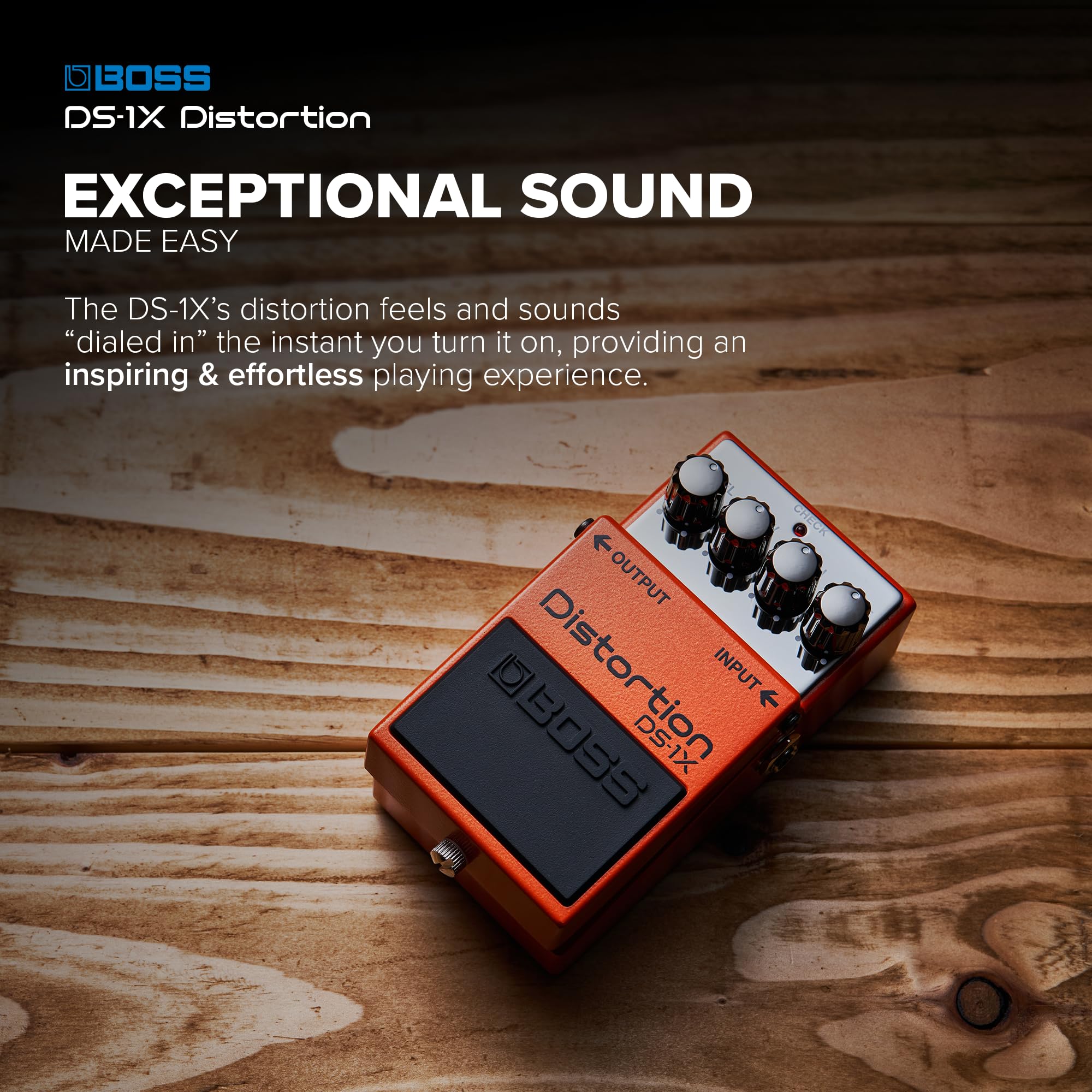 Amazon.com: BOSS DS-1X Distortion | Advanced Guitar Effect Pedal
