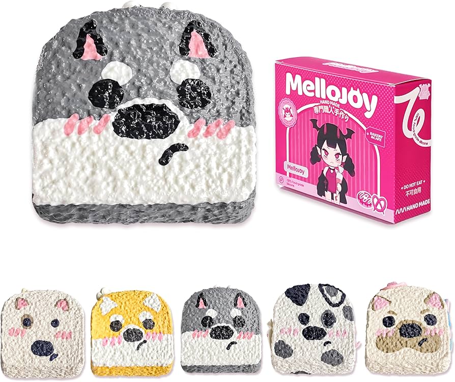 Amazon | Mellojoy - 子犬のトースト スクイーズトイ ブラインド