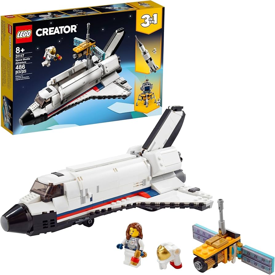 Amazon.com: LEGO Creator 3in1 Space Shuttle Adventure 31117