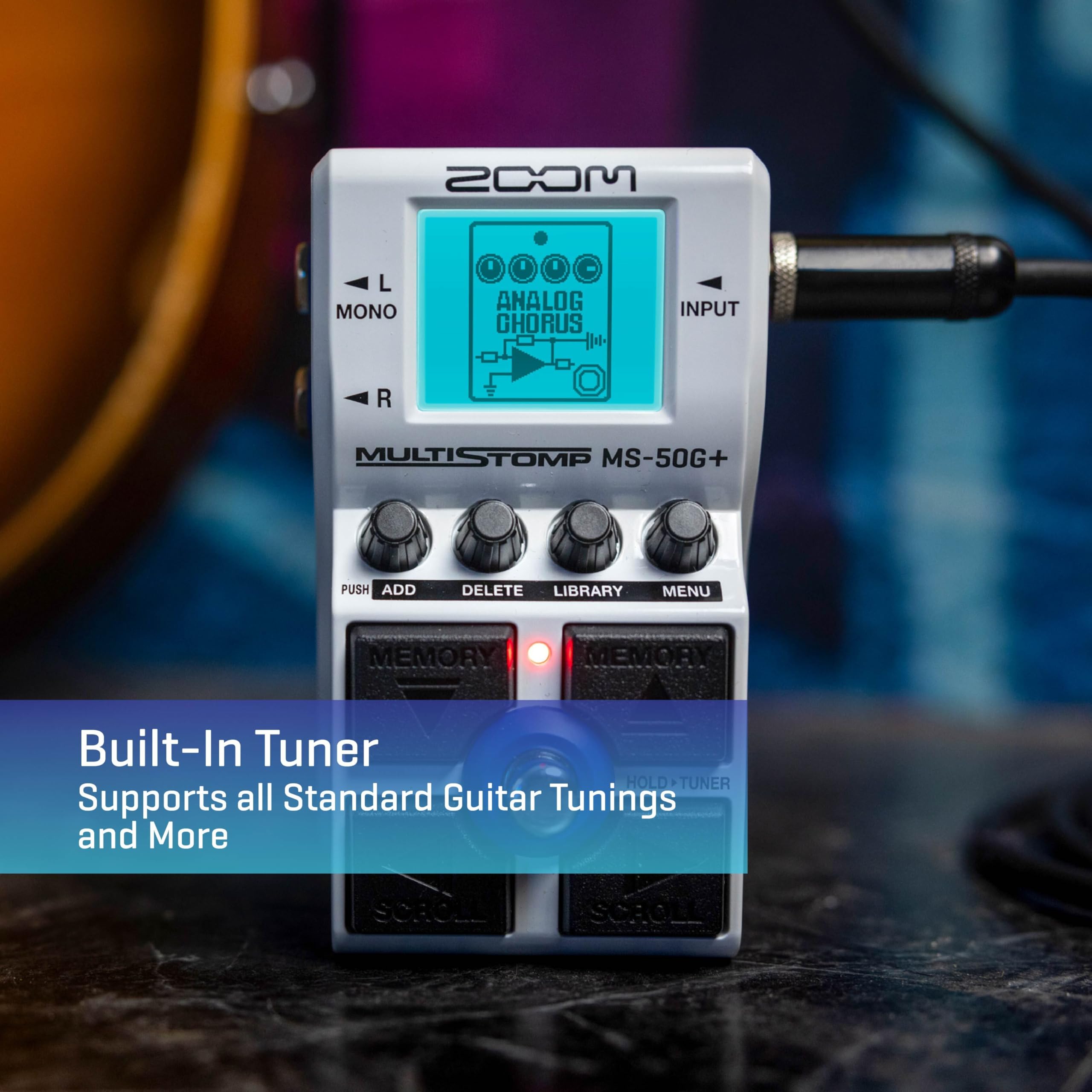 Amazon.com: Zoom MS-50G+ MultiStomp Guitar Effects Pedal, Single