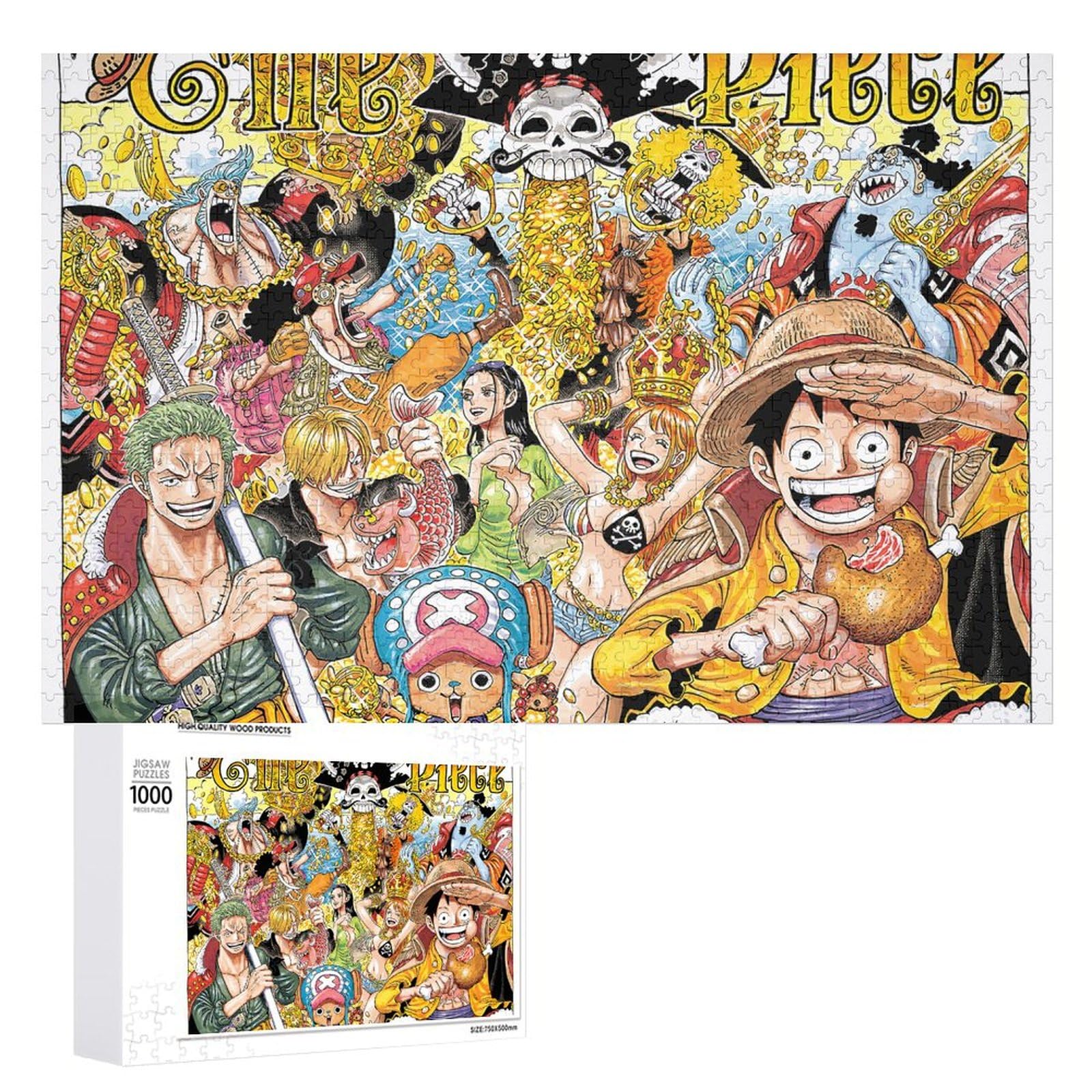 Amazon.co.jp: ワンピース/ONE PIECE 500/1000ピース 木製パズル 減圧
