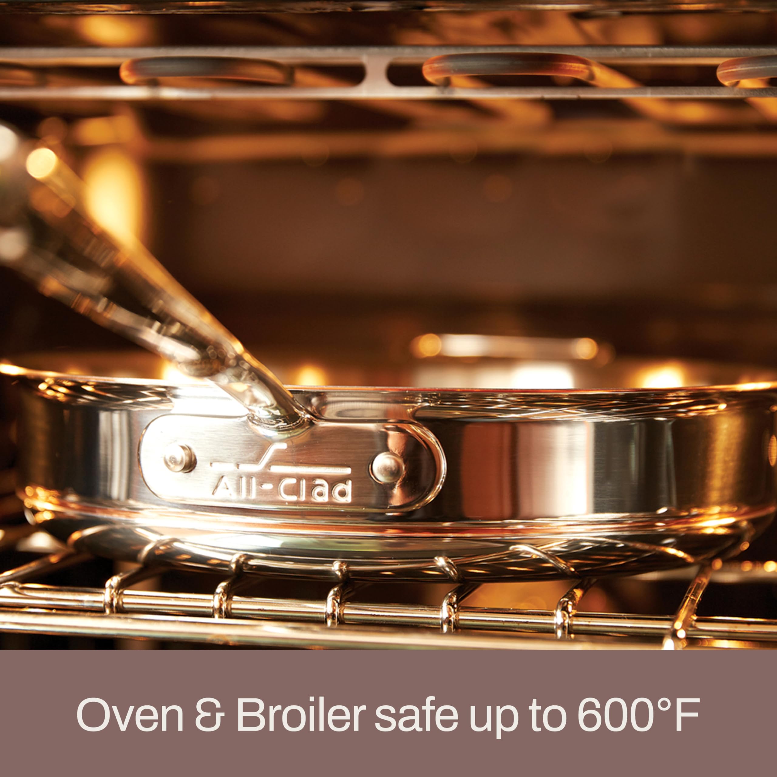 All-Clad Copper Core 5-Ply Stainless Steel Sauce Pan 4 Quart