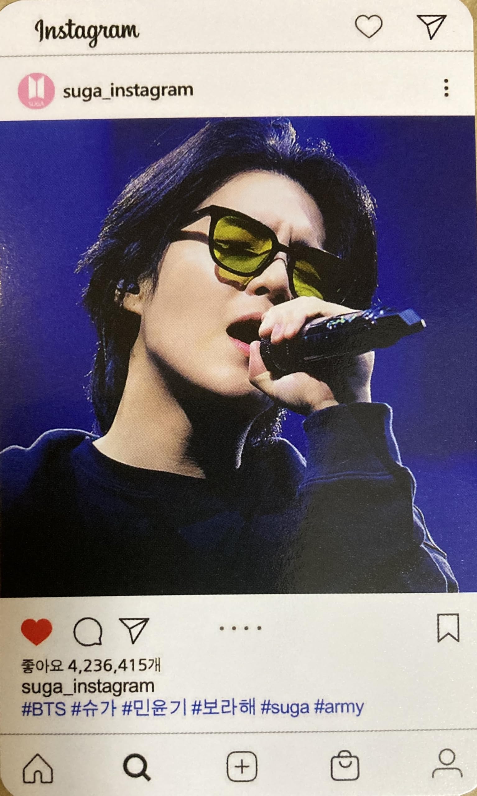 Amazon.co.jp: シュガ グッズ フォトカード 60枚セット Photocard Set