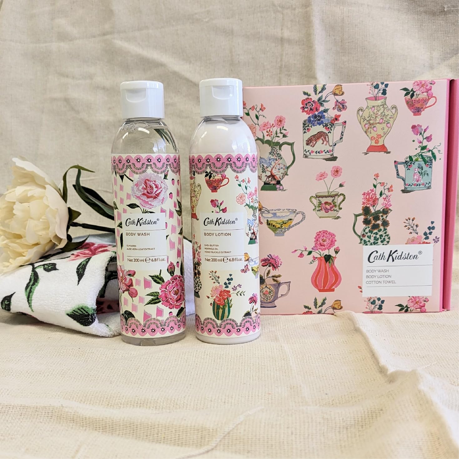 Amazon | Cath Kidston(キャスキッドソン) バス&タオルセット カップ