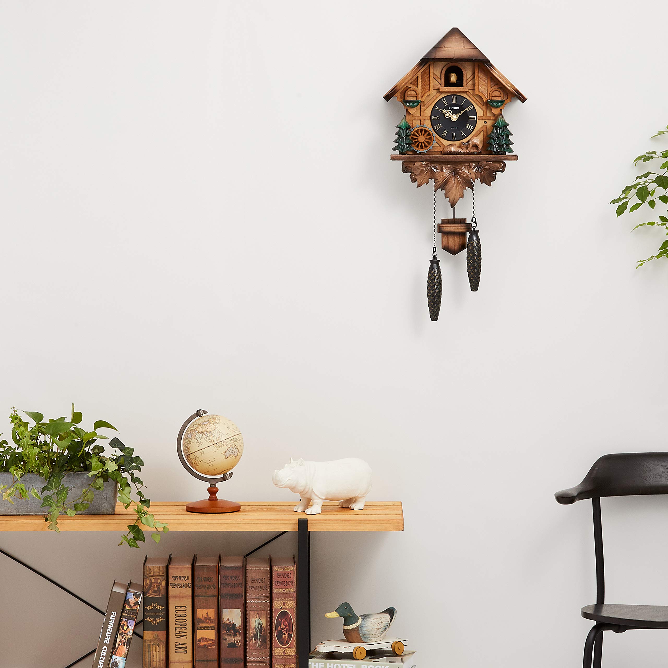 Amazon.co.jp: リズム(RHYTHM) 掛け時計 鳩時計 【 日本製 】 Made in