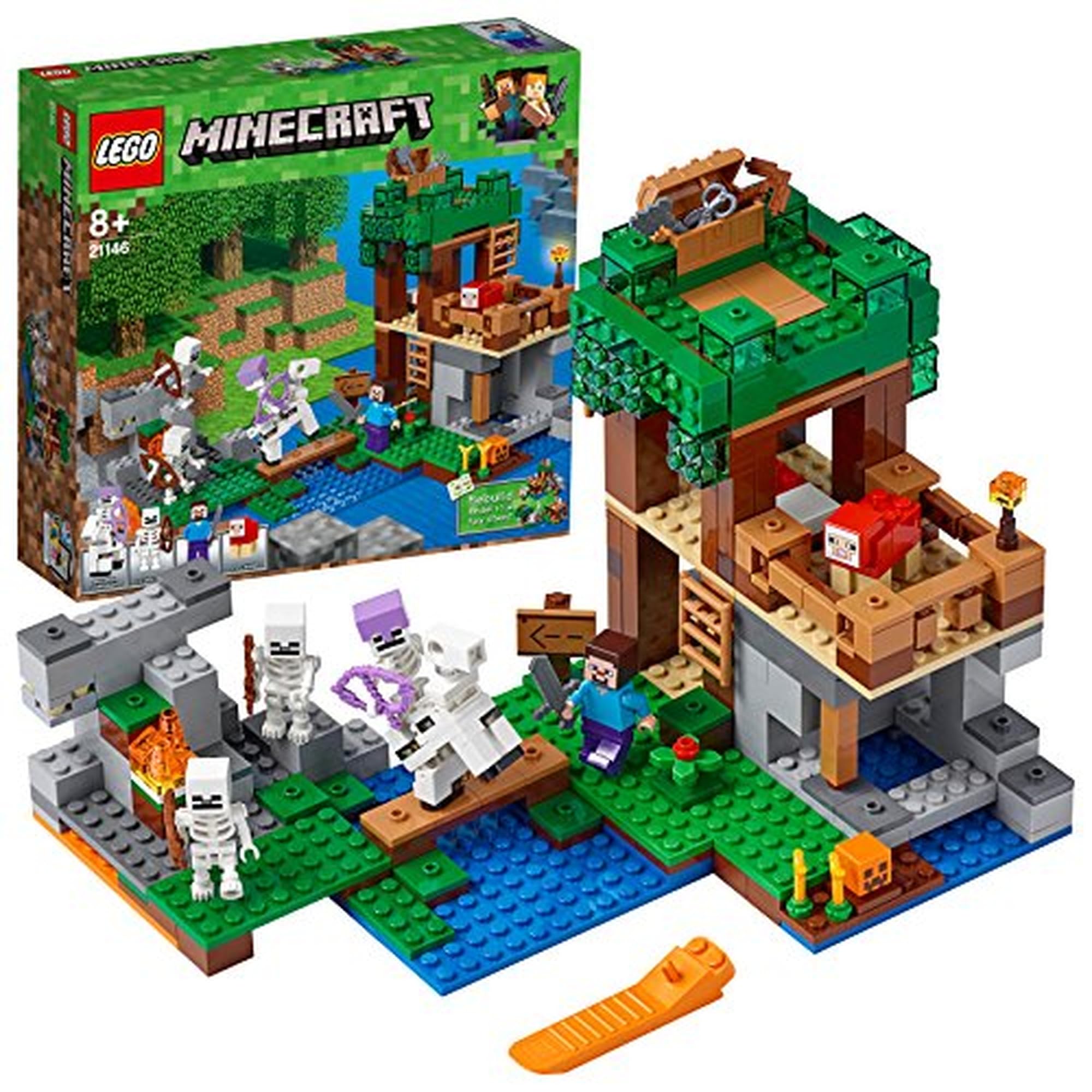 Amazon.co.jp: レゴ(LEGO)マインクラフト スケルトン・アタック 21146