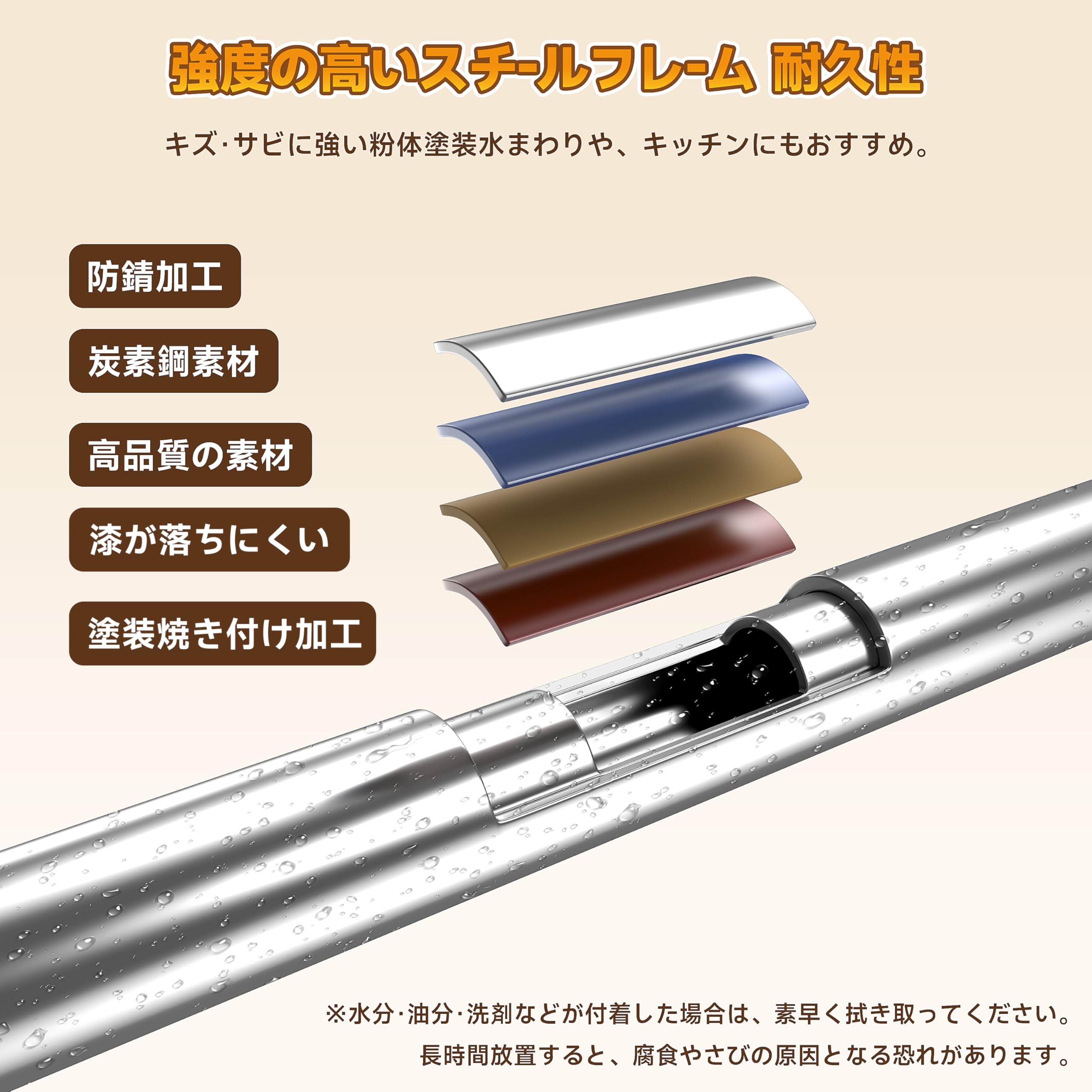 Amazon｜IZEUK スチールラック キャスター付き 5段 高さ伸縮メッシュ