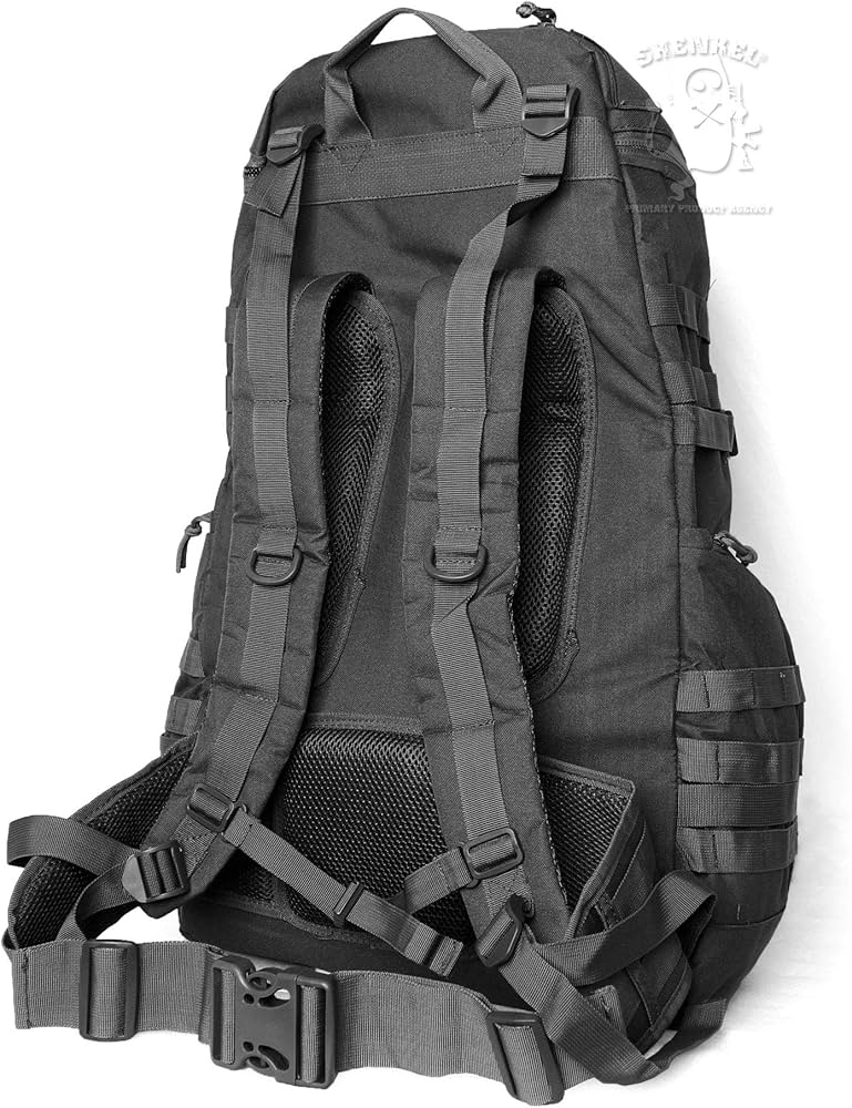 Amazon | SHENKEL 多機能バックパック 56L-75L ブラック bag-010bk