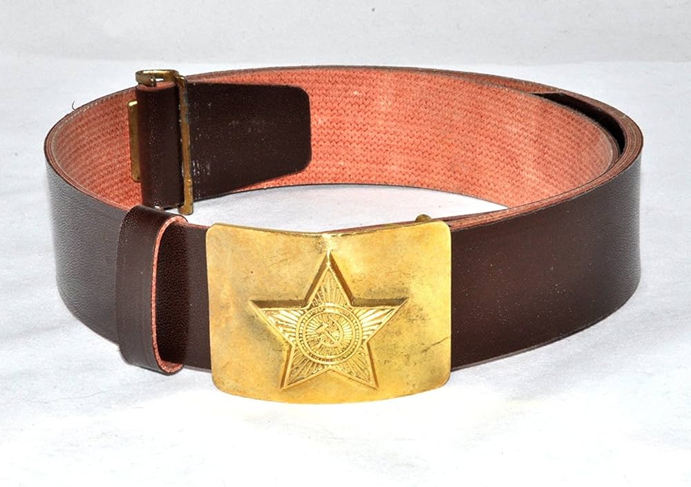 Amazon.co.jp: ソビエト連邦製 ソ連軍ベルトオリジナル1980年製
