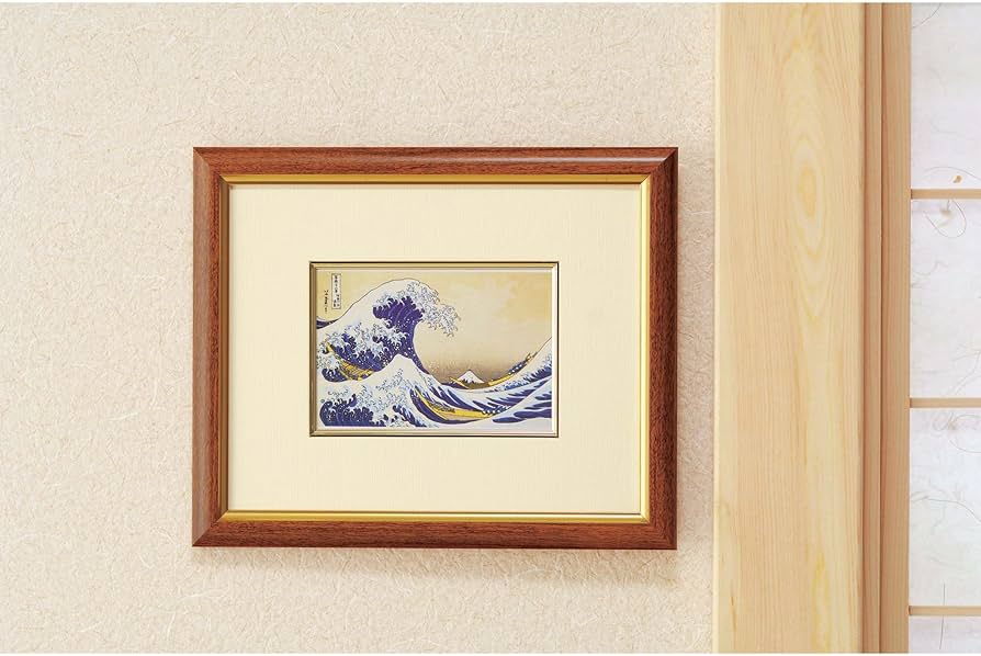 Amazon.co.jp: 北斎(葛飾北斎)DX浮世絵額 「神奈川沖浪裏」 : ホーム