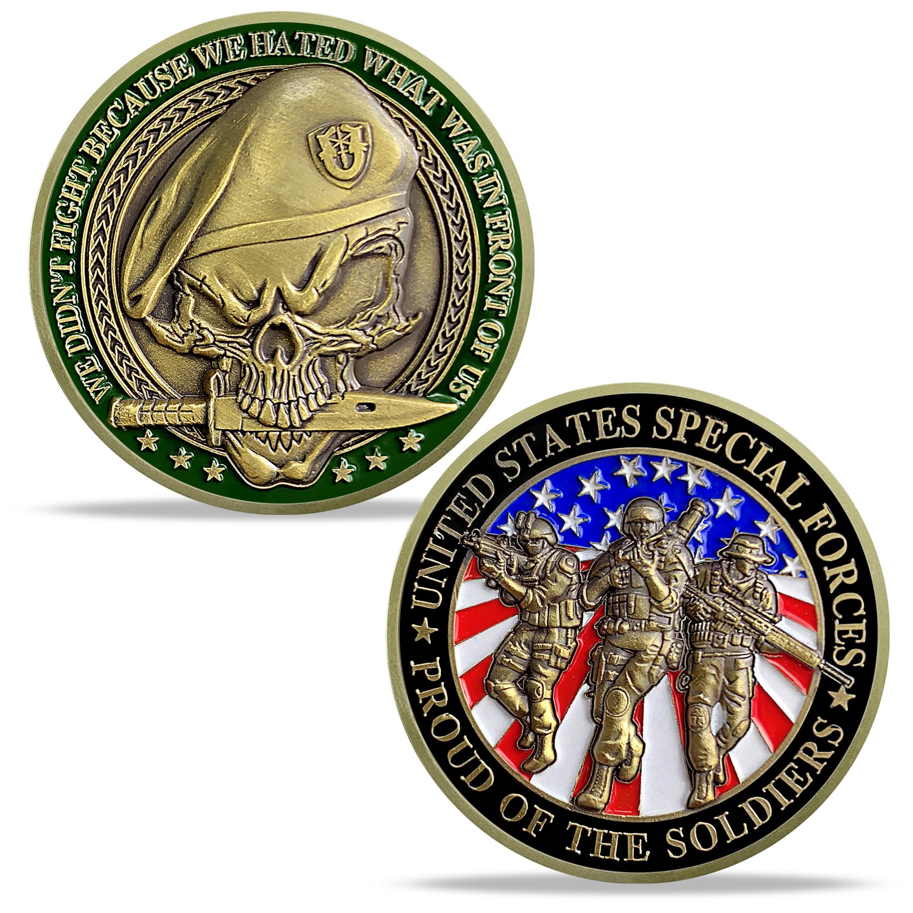 Amazon.co.jp: AtSKnSK アメリカ特殊部隊 ミリタリー チャレンジコイン