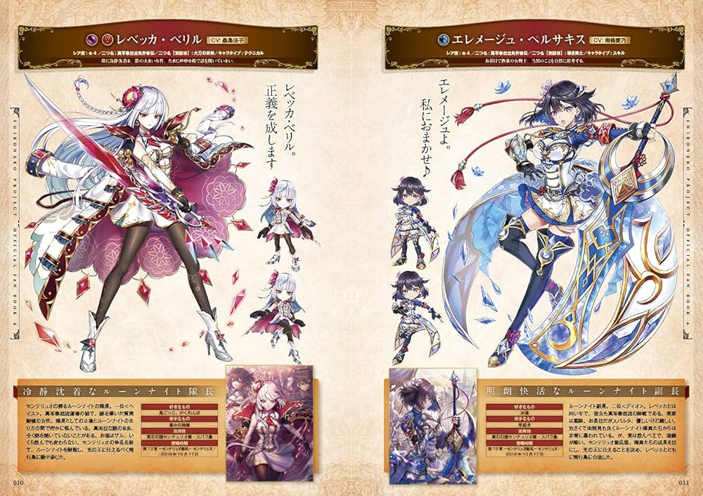 Amazon.co.jp: 白猫プロジェクト 公式設定資料集&ファンブック4 : 株式