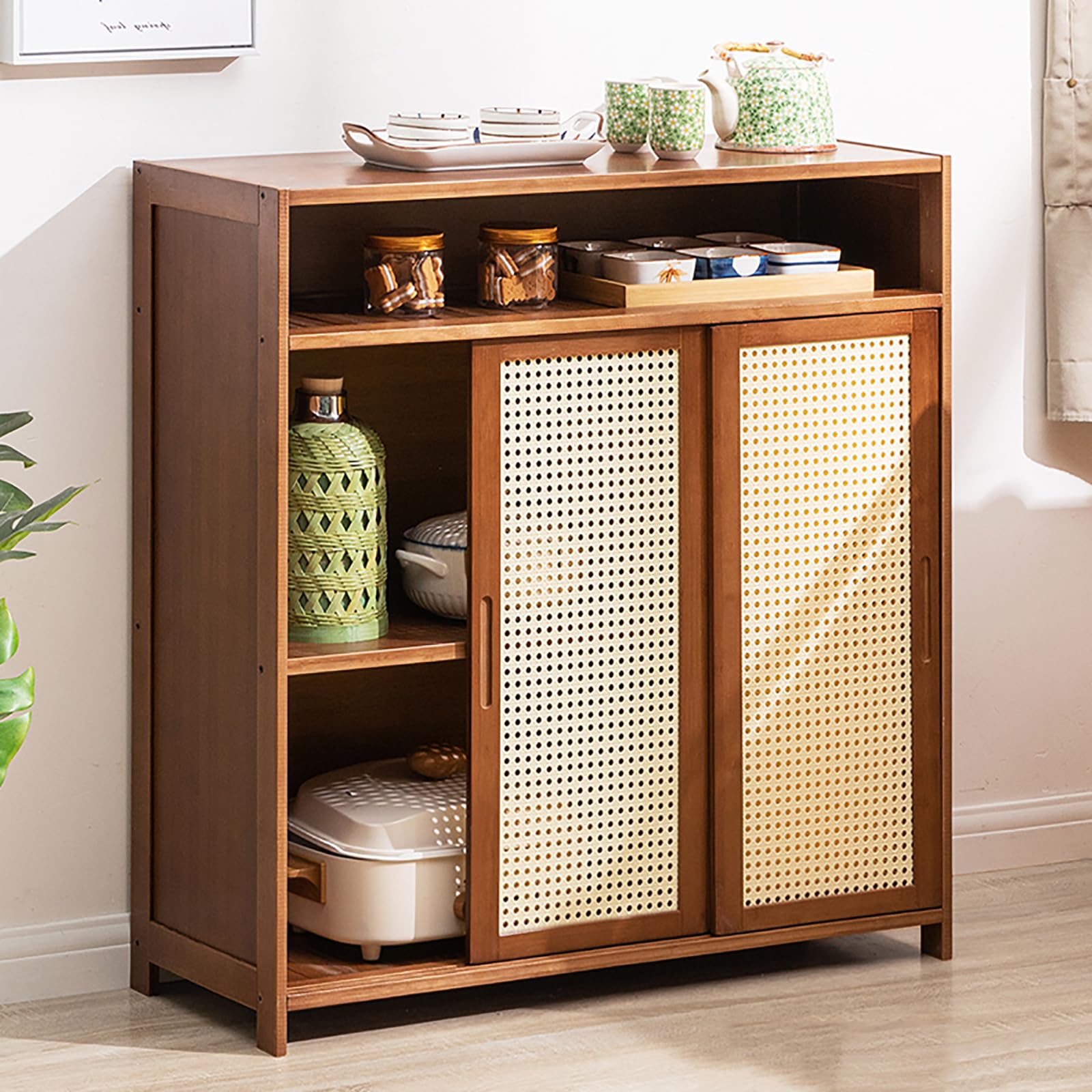 Amazon.co.jp: JSLJDM 食器棚 キャビネット キッチン ア サイドボード